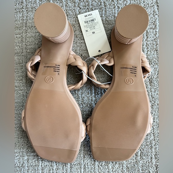 Tan Braided Sandal Size 10 - Picture 7 of 8